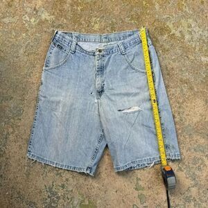 Lee Dungarees Carpenter Utility Distressed Vintage Jean Shorts